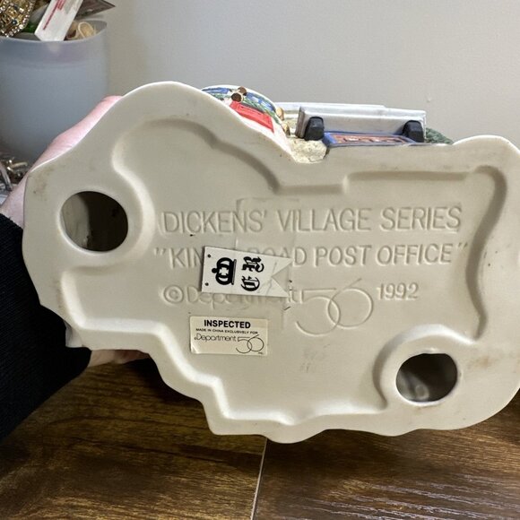 Vintage Dept 56 Dickens Village Lot of 2 Churches 1 Post Office NO BOX NO LIGHT - Picture 12 of 12